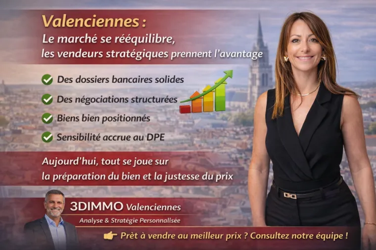 Valenciennes 2026 : retour des acheteurs solvables et reprise des projets, Valenciennes, 3D IMMO